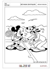 Mickey Mouse boyama sayfaları